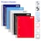 Better Office Products Spiral Notebookk, 5-Subj, Asst'd Poly Cvr, College Rule, 200 Shts W/4 Double-Sided Pkt Divs, 5PK 25785 - alternate 5